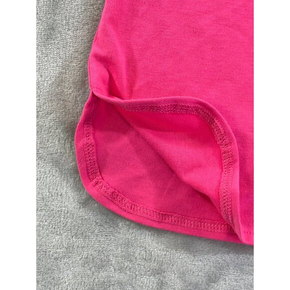 Skhoop Shirt Women's Small pink sleeveless V-Neck blouse NWT and Necklace - Picture 3 of 10